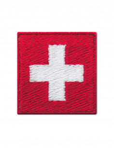 Nažehlovací vlajka - Švýcarsko