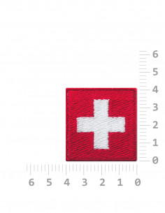 Nažehlovací vlajka - Švýcarsko 2