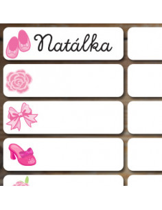 Nažehlovací jmenovky 36 ks... 2