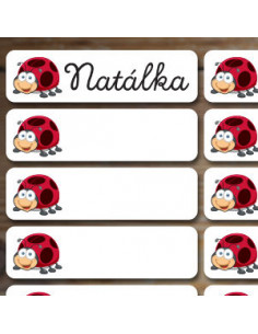 Nažehlovací jmenovky 36 ks... 2