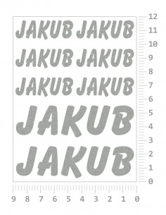 Nažehlovací jména 2