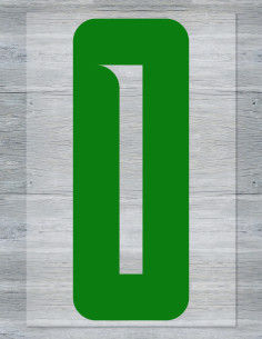 Číslo na dres Sport - 0