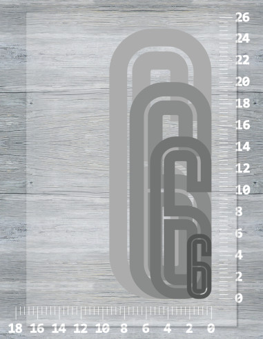 Číslo na dres Jersey - 6