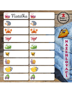 Nažehlovací jmenovky 36 ks...