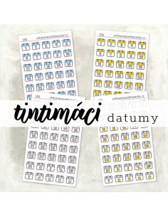 Tintimáci - datumy - žluté 2